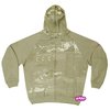 Tupac Sketch Print Zip Hoody