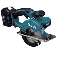 Makita Bcs550Rfe 18v Cordless Metal Cutting Saw 136mm Blade   2 Lithium Ion Batteries 3Ah