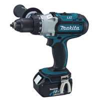 Makita Bdf451Rfe 18v Cordless Drill Driver 3 Speed   2 Lithium Ion Batteries 3Ah