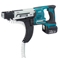 Makita Bfr540Rfe 14.4v Cordless Auto Feed Screwdriver   2 Lithium Ion Batteries 3Ah