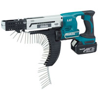 Makita Bfr750Rfe 18v Cordless Auto Feed Screwdriver   2 Lithium Ion Batteries 3Ah