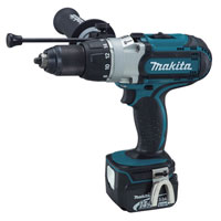 Bhp441Rfe 14.4v Cordless Drill Driver   2 Lithium Ion Batteries 3Ah