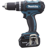 Makita Bhp452Rfe 18v Cordless LXT Combi Hammer Drill 3 Speed   2 Lithium Ion Batteries 3Ah