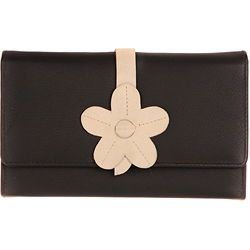 Mala Leather Jasmine Large Flap Over Purse