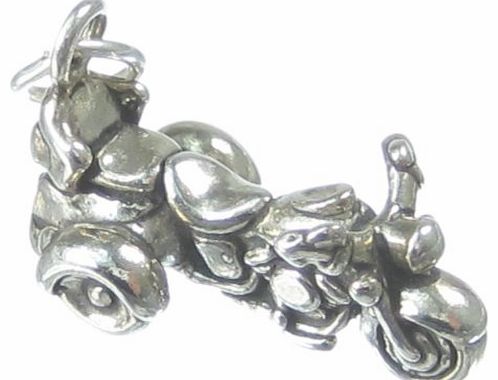 Maldon Jewellery Trike Motorcycle sterling silver charm .925 x1 Biker Bike Trikes charms SSLP3440