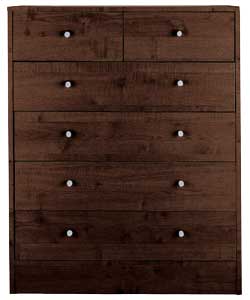 Malibu 4   2 Drawer Chest - Wenge