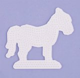 Midi Hama Beads 1 Pegboard - Zebra (Or Horse)