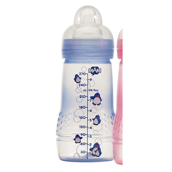 270ml ULTI Silk Bottle and Teat Blue