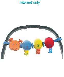 : Musical Pram Rattle - Charlie Caterpillar