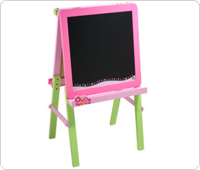 Wooden Art Easel - Pink