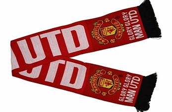  Man Utd Glory Glory Scarf