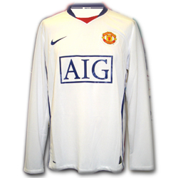 Nike 08-09 Man Utd L/S away - Kids