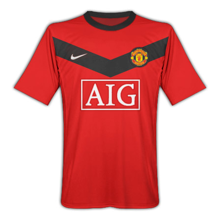 Nike 09-10 Man Utd home - Kids