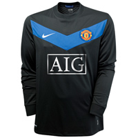 Nike 09-10 Man Utd L/S away - Kids