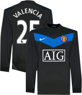 Nike 09-10 Man Utd L/S away (Valencia 25)