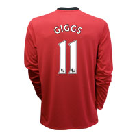 Nike 09-10 Man Utd L/S home (Giggs 11)