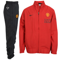 Nike 09-10 Man Utd Woven Tracksuit (Red)