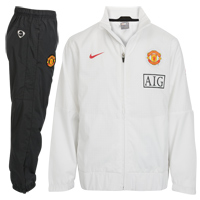 Nike 09-10 Man Utd Woven Tracksuit (White) - Kids