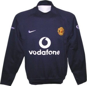 Nike Man Utd L/S Thermal Top - Navy 05/06