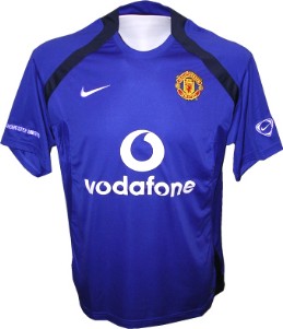 Nike Man Utd S/S Dri-Fit Training - Blue 05/06