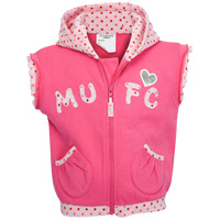 United Gilet - Dark Pink - Baby.