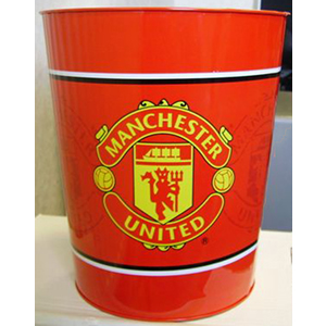 Manchester United Metal Bin