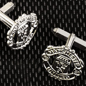 Silver Crest Cufflinks.