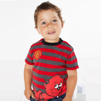 United Stripe T-Shirt - Red/Charcoal