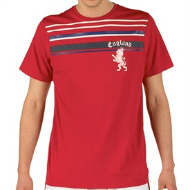 England Mens Admiral T-Shirt Red