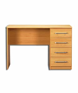 Manhattan Beech Effect 4 Drawer Dressing Table