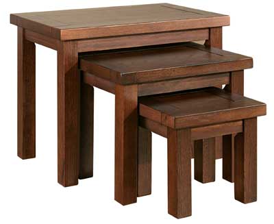 Dark Oak Nest of Tables