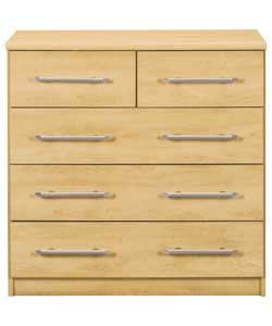 Manhattan Golden Oak 3 plus 2 Drawers Chest