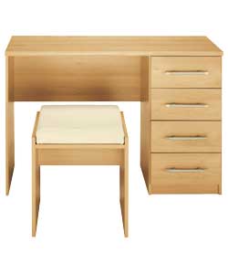 Manhattan Golden Oak Dressing Table and Stool