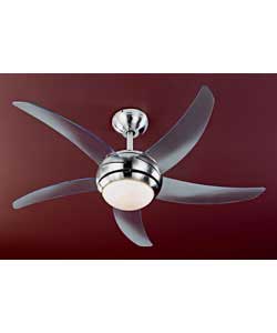 Manhattan Nickel Ceiling Fan