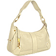 Mania Cindy-Ivory Calf Leather Hobo Bag