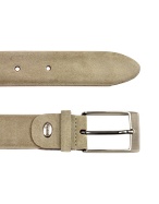 Manieri Mens Beige Suede Belt