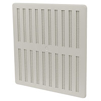 MANROSE Square White 229mm Adjustable Vent