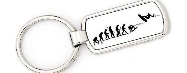 Mans Evolution Merchandise Mans Evolution Keyring Ape to Wakeboard key ring gift