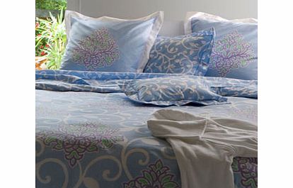 Manuel Canovas Taj Mahal Blue Bedding Flat Sheet Single (180 x