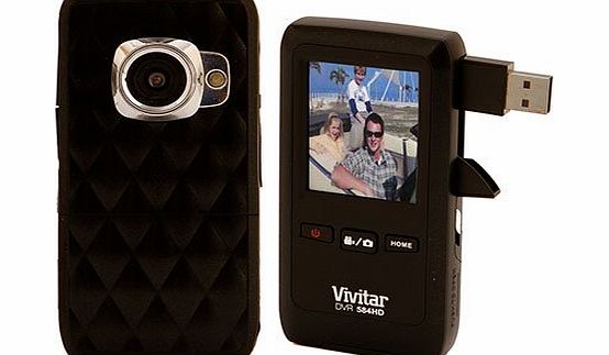 Maplin VIVITAR DVR 548HD 8Mpix DIGITAL VIDEO CAMCORDER 2.4`` TFT FLIP OUT SCREEN BLACK