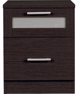 Marbella Bedside Cabinet - Wenge Effect