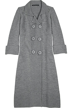 Wool cardi coat