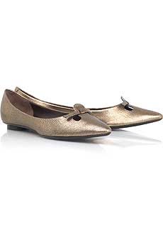 Cracked leather Mouse shoes