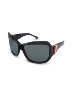 Signature Horsebit Plastic Oversized Sunglasses