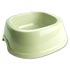 6 PLASTIC DOG SNACK BOWL (BEIGE)