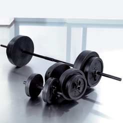 50kg Vinyl Dumbbell / Barbell Set