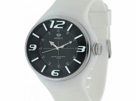 Marea Mens White Rubber Watch