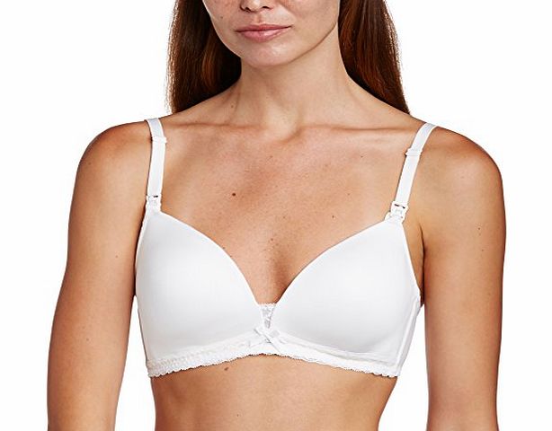 Marie Meili  Womens Halen Plain Nursing Bra, Off-White (Ivory), Size 10 (Manufacturer Size: 32DD)