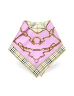 Saddlery Printed Silk Bandana