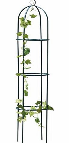 Marko Gardening 1.9M Outdoor Garden Green Metal Obelisk Climbing Plant Support Frame Ivy Trellis